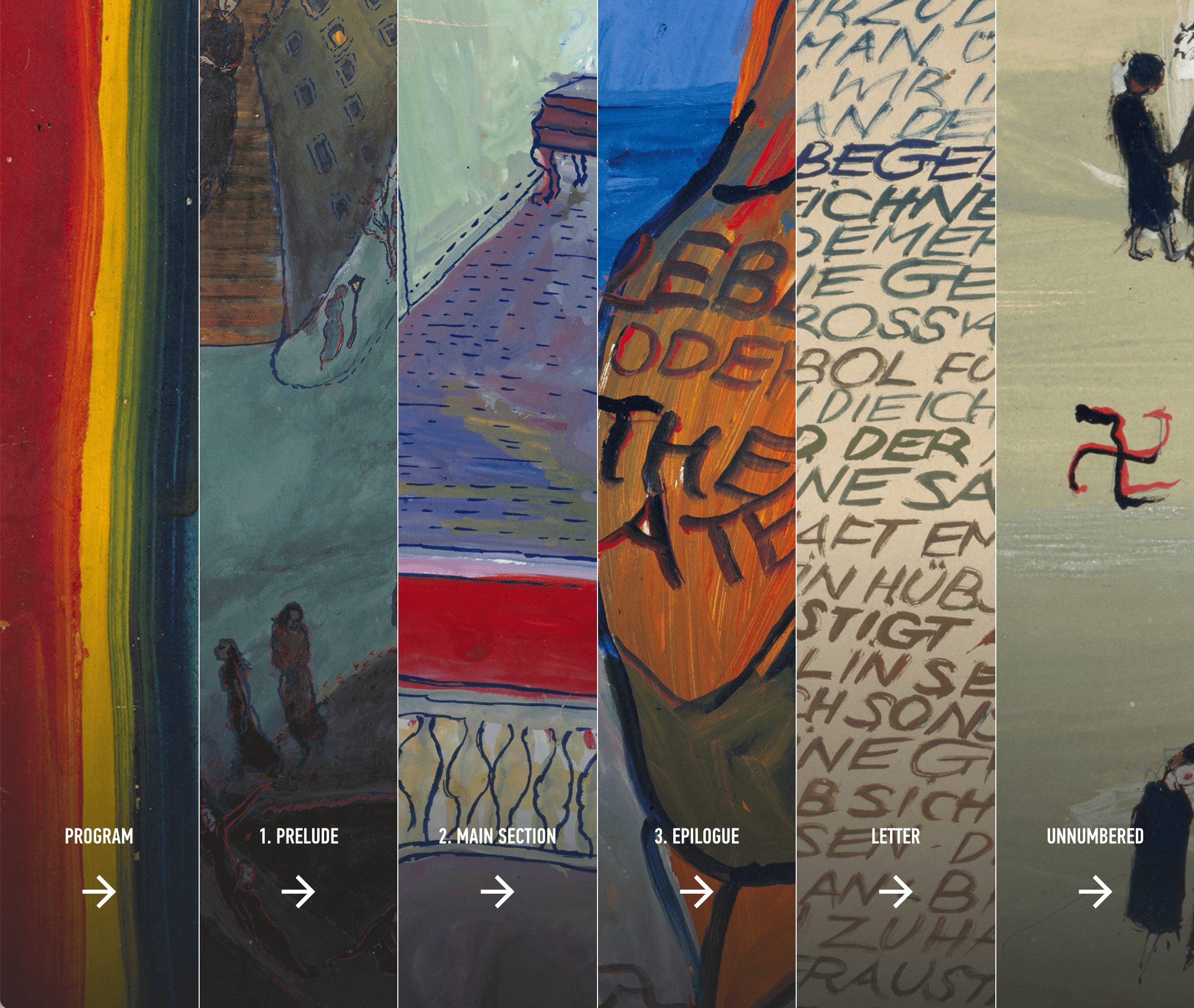 Sections of Charlotte Salomon's Life or Theatre